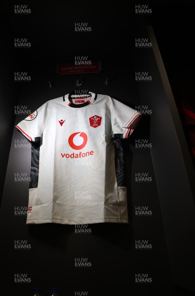 060326 - Ireland v Wales - Guinness Six Nations Championship - Louie Hennessey of Wales jersey in the dressing room before the game on his debut