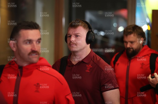 060326 - Ireland v Wales - Guinness Six Nations Championship - Dewi Lake of Wales arrives at the stadium
