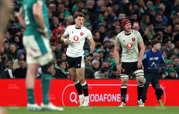 060326 - Ireland v Wales - Guinness Six Nations Championship - Louie Hennessey of Wales on his debut
