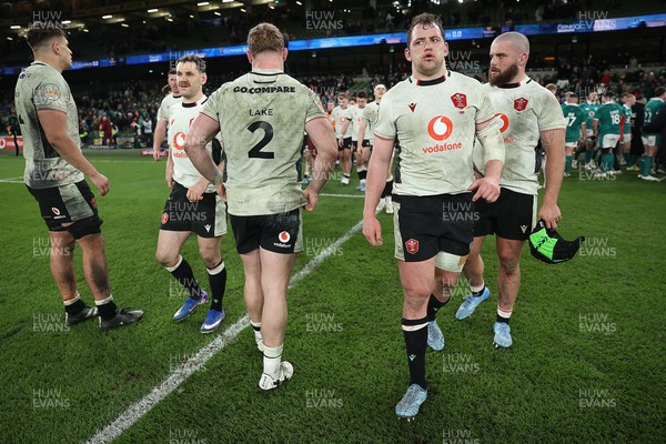 060326 - Ireland v Wales - Guinness Six Nations Championship - Ryan Elias of Wales at full time