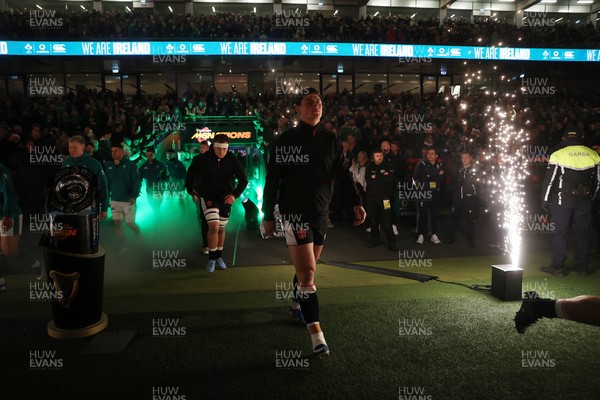 060326 - Ireland v Wales - Guinness Six Nations Championship - Louis Rees-Zammit of Wales 
