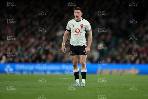 060326 - Ireland v Wales - Guinness Six Nations Championship - Josh Adams of Wales 