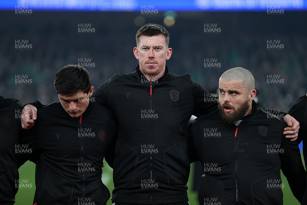 060326 - Ireland v Wales - Guinness Six Nations Championship - Adam Beard of Wales 