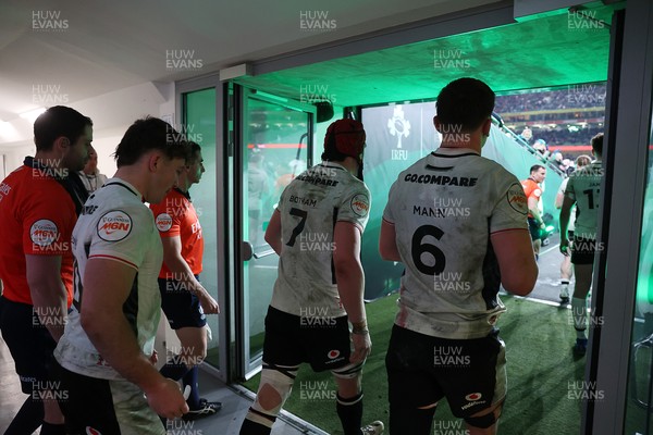 060326 - Ireland v Wales - Guinness Six Nations Championship - James Botham and Alex Mann of Wales 