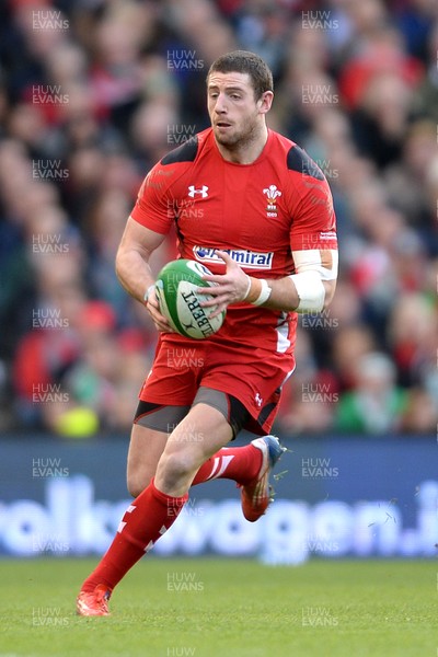 080214 - Ireland v Wales - RBS Six Nations 2014 -Alex Cuthbert of Wales