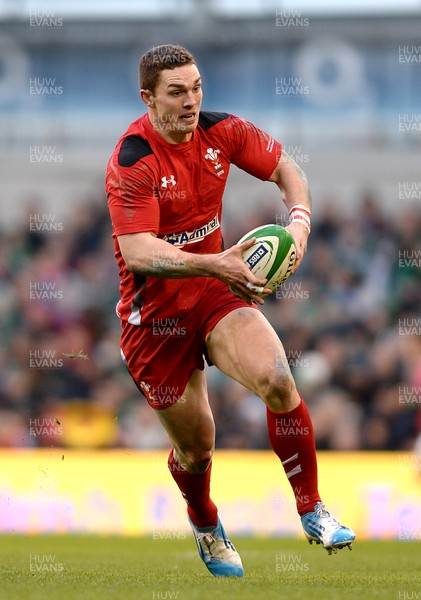 080214 - Ireland v Wales - RBS Six Nations 2014 -George North of Wales