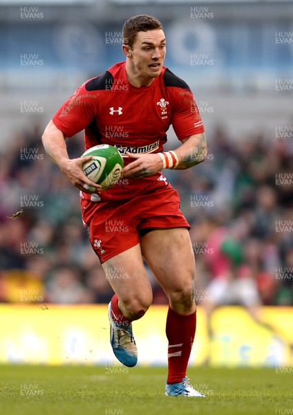 080214 - Ireland v Wales - RBS Six Nations 2014 -George North of Wales