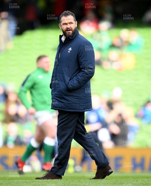 080220 - Ireland v Wales - Guinness Six Nations - Ireland head coach Andy Farrell