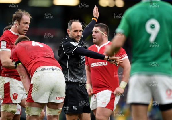 080220 - Ireland v Wales - Guinness Six Nations - Referee Romain Poite
