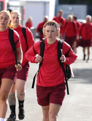 090526 - Ireland v Wales, 2026 Guinness Women’s 6 Nations - Keira Bevan of Wales arrives at the stadium