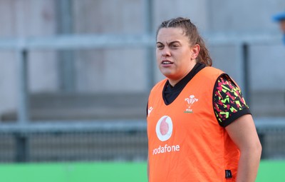090526 - Ireland v Wales, 2026 Guinness Women’s 6 Nations - Natalia John of Wales during warm up