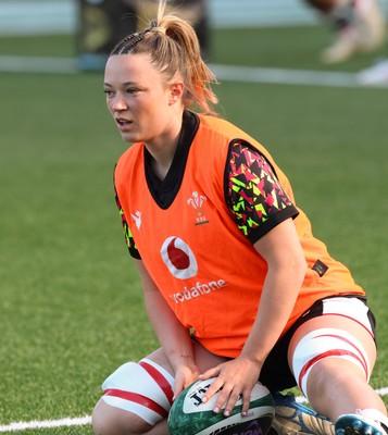 090526 - Ireland v Wales, 2026 Guinness Women’s 6 Nations - Alisha Joyce of Wales during warm up