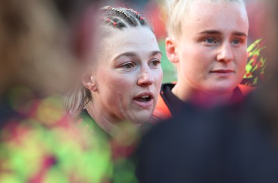 090526 - Ireland v Wales, 2026 Guinness Women’s 6 Nations - Keira Bevan of Wales during warm up