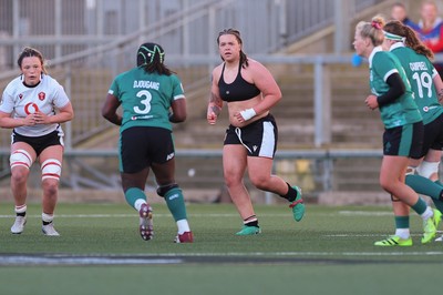 090526 - Ireland v Wales, 2026 Guinness Women’s 6 Nations - Maisie Davies of Wales continues to play despite having her match jersey ripped off
