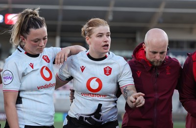 090526 - Ireland v Wales, 2026 Guinness Women’s 6 Nations - Bethan Lewis of Wales at the end of the match 