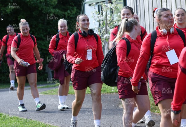 090526 - Ireland v Wales, 2026 Guinness Women’s 6 Nations - The Wales team arrive at the stadium