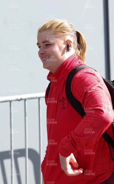 090526 - Ireland v Wales, 2026 Guinness Women’s 6 Nations - Bethan Lewis of Wales arrives at the stadium