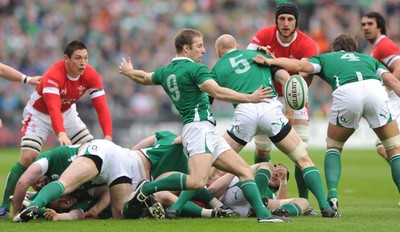 13.03.10 - Ireland v Wales - RBS Six Nations 2010 - Tomas O'Leary of Ireland. 