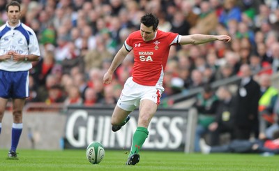 13.03.10 - Ireland v Wales - RBS Six Nations 2010 - Stephen Jones of Wales 