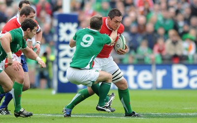 13.03.10 - Ireland v Wales - RBS Six Nations 2010 - Gareth Delve of Wales 