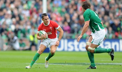13.03.10 - Ireland v Wales - RBS Six Nations 2010 - Lee Byrne of Wales 