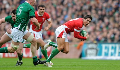 13.03.10 - Ireland v Wales - RBS Six Nations 2010 - James Hook of Wales 
