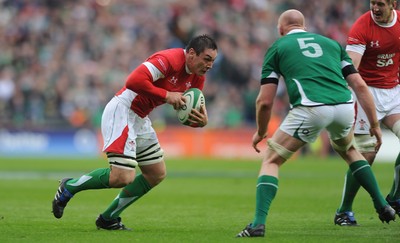 13.03.10 - Ireland v Wales - RBS Six Nations 2010 - Gareth Delve of Wales 