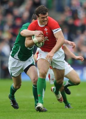 13.03.10 - Ireland v Wales - RBS Six Nations 2010 - Jamie Roberts of Wales 