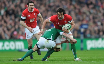 13.03.10 - Ireland v Wales - RBS Six Nations 2010 - Jonathan Thomas of Wales 