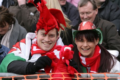 13.03.10 Ireland v Wales... Welsh fans at Croke Park... 