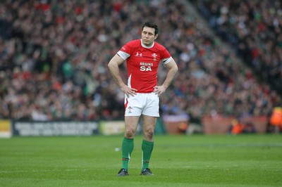 13.03.10 Ireland v Wales... Wales Stephen Jones at the final whistle. 