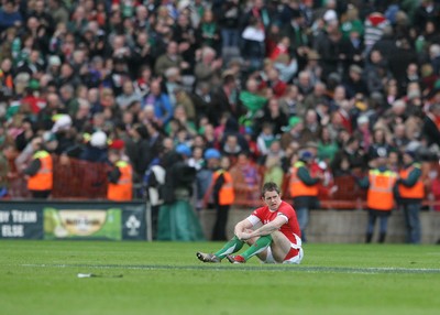 13.03.10 Ireland v Wales... Wales Shane Williams at the final whistle. 