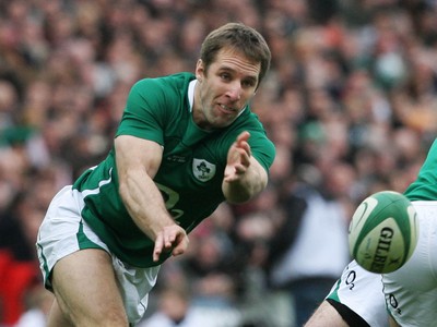 13.03.10 Ireland v Wales... Ireland's Tomas O'Leary. 