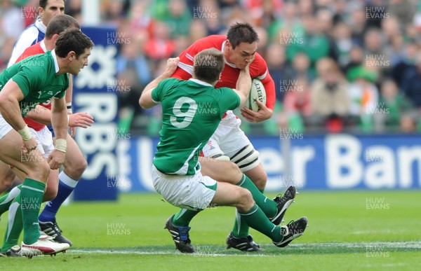 13.03.10 - Ireland v Wales - RBS Six Nations 2010 - Gareth Delve of Wales 