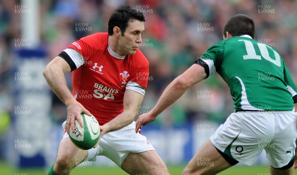 13.03.10 - Ireland v Wales - RBS Six Nations 2010 - Stephen Jones of Wales 