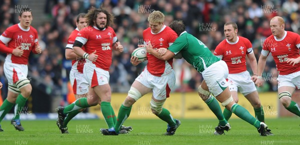 13.03.10 - Ireland v Wales - RBS Six Nations 2010 - Bradley Davies of Wales 