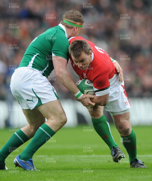 13.03.10 - Ireland v Wales - RBS Six Nations 2010 - Matthew Rees of Wales 