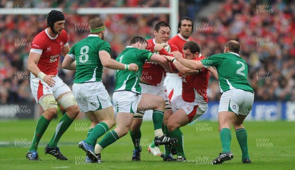 13.03.10 - Ireland v Wales - RBS Six Nations 2010 - Gareth Delve of Wales 