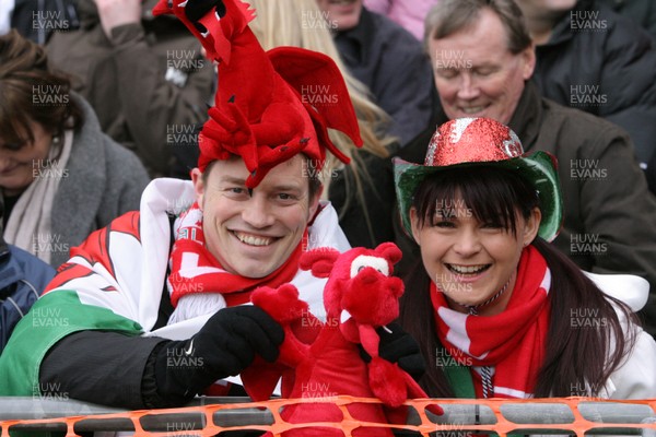 13.03.10 Ireland v Wales... Welsh fans at Croke Park... 