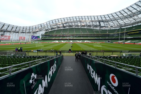 240218 - Ireland v Wales - NatWest 6 Nations 2018 - A general view of Aviva stadium