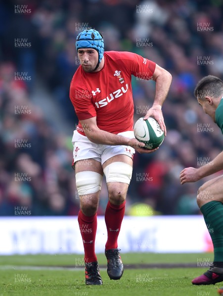 240218 - Ireland v Wales - NatWest 6 Nations 2018 - Justin Tipuric of Wales
