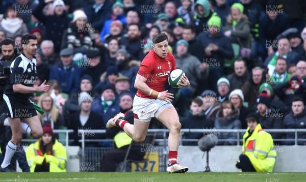 240218 - Ireland v Wales - NatWest 6 Nations 2018 - Steff Evans of Wales