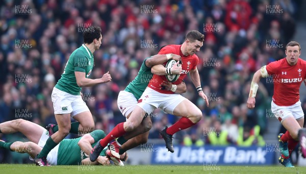 240218 - Ireland v Wales - NatWest 6 Nations 2018 - George North of Wales