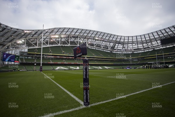 240218 - Ireland v Wales - Natwest 6 Nations - General View of the Aviva Stadium