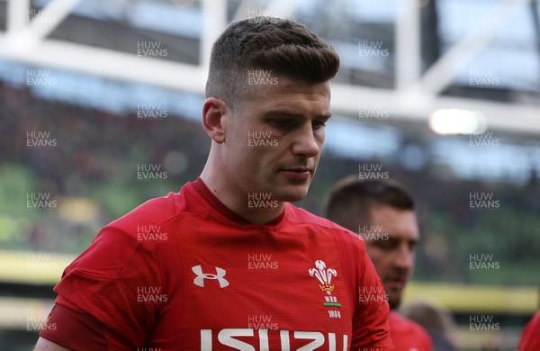 240218 - Ireland v Wales - Natwest 6 Nations - Dejected Scott Williams of Wales