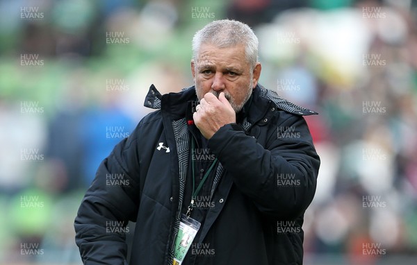 240218 - Ireland v Wales - Natwest 6 Nations - Head Coach Warren Gatland