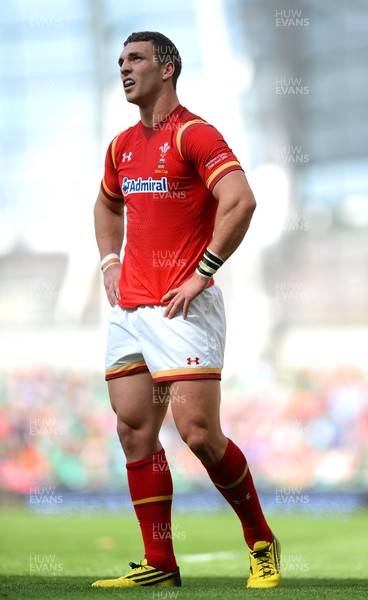 290815 - Ireland v Wales - Guinness Summer Series -George North of Wales