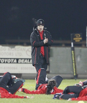 03.02.12 - Ireland Women v Wales Women - Women's Six Nations.Wales women's condition coach.