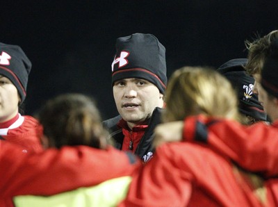 03.02.12 - Ireland Women v Wales Women - Women's Six Nations.Wales women's head coach Rhys Edwards.