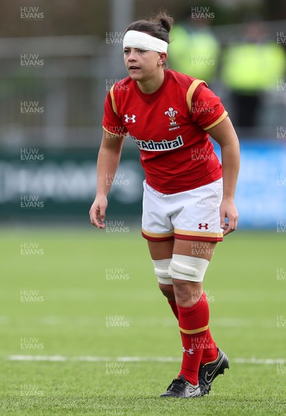 060216 - Ireland Women v Wales Women - RBS 6 Nations - Sian Williams of Wales